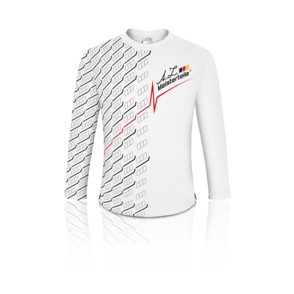 T-shirt - Baumwolle - Langarm - Weiß - AZ-MT Design